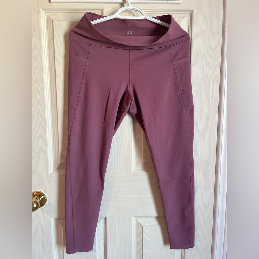 AIRISM UV PROTECTION SOFT LEGGINGS (WITH POCKET) US L Mauve